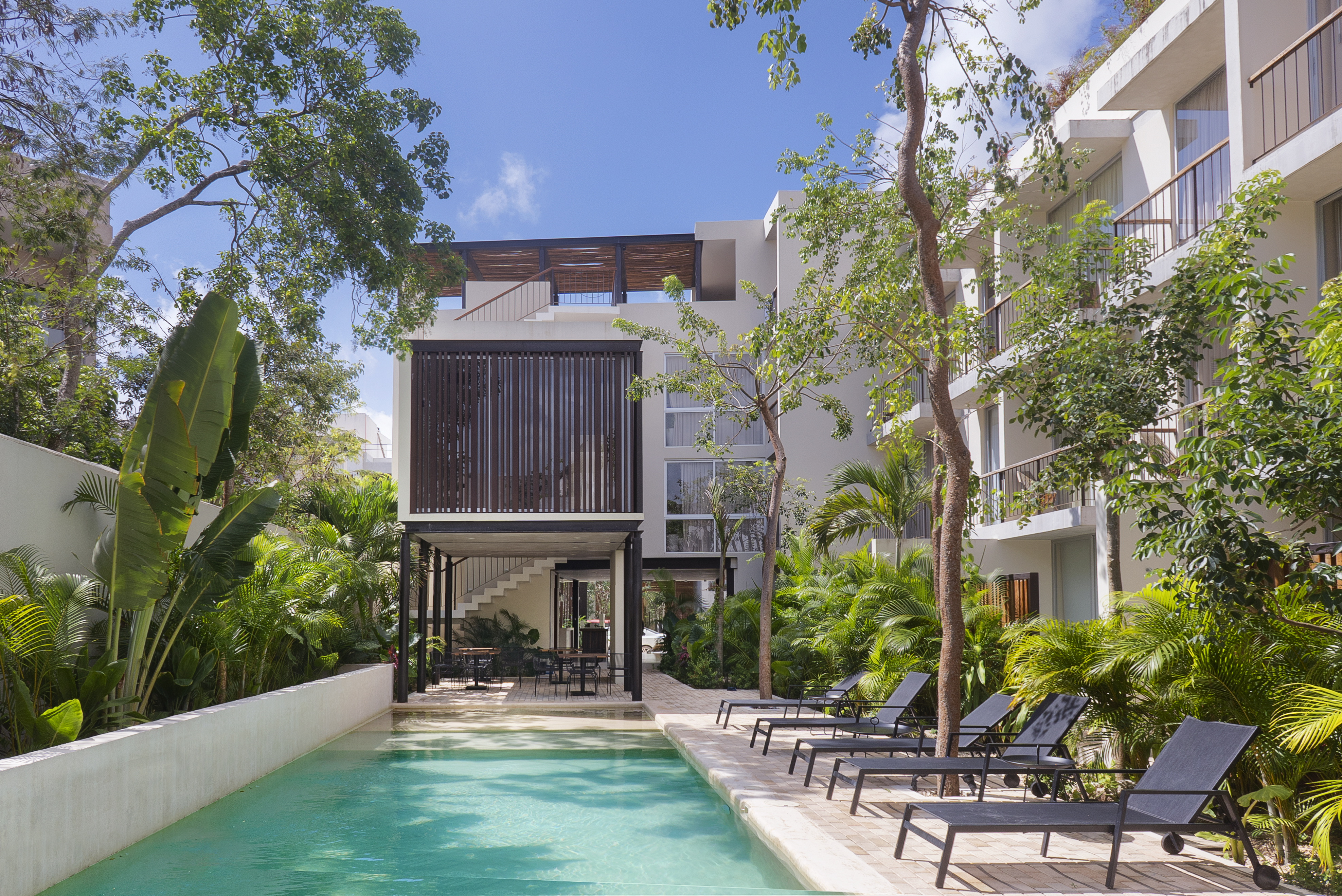 Aruna Tulum — Vista exterior del desarrollo